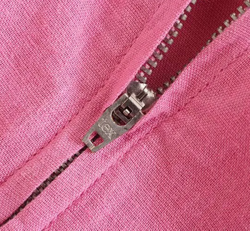 

Summer Strap Adjust Sleeveless 2021 Fashion Lady Sundress Women Solid Pink Backless Mini Dress