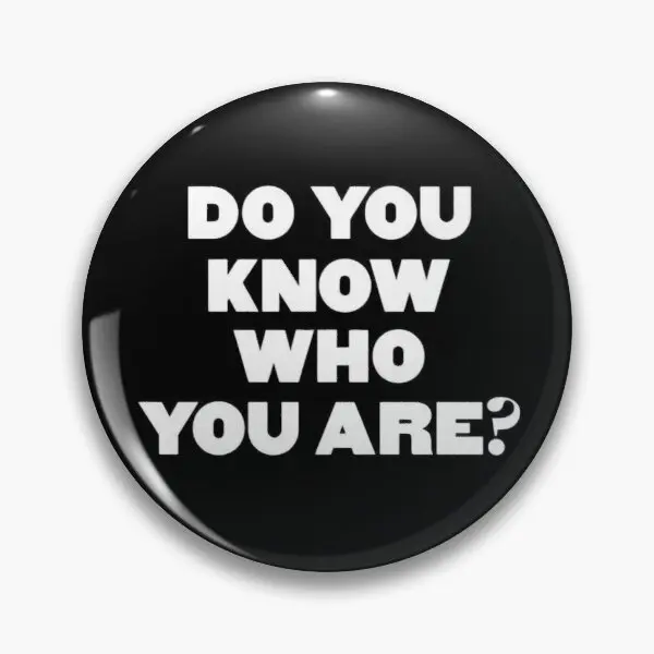 Вы знаете кто вы мягкая эмаль на булавке значок нагрудный знак булавка брошь