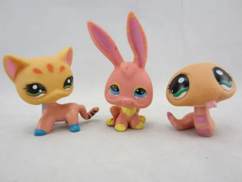 12 шт./лот детские игрушки подарок LPS Pet Shop Мини Фигурки игрушки животные Кошка Собака птица фигурки