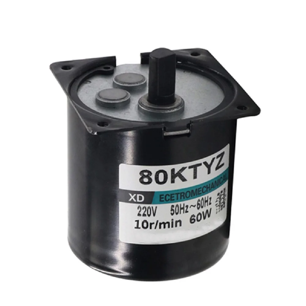 

220V AC Synchronous Motor 60W 5rpm -110rpm motor ermanent Magnet Micro Motor Low Speed Motor and Bracket