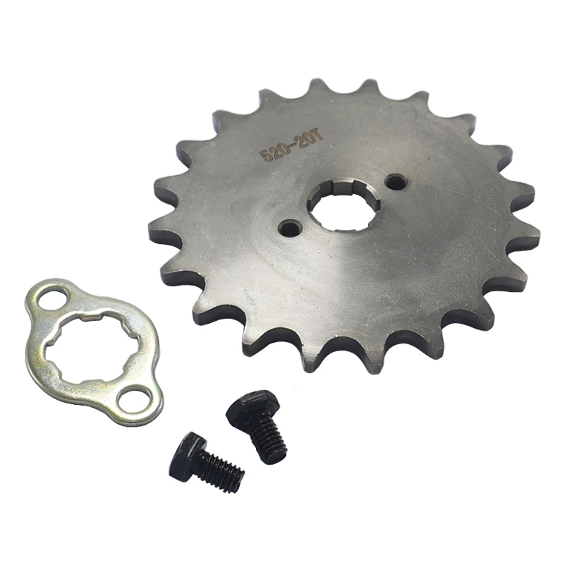 

Передняя Звездочка двигателя 520 20 мм 20T подходит для Honda Lifan ZongShen YCF ATV Quad Внедорожник Багги