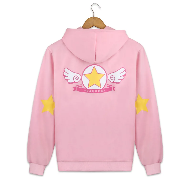 

Japanese Anime Card Girl Sakura Magic Variety Sakura Anime Peripheral Sweater Sakura Coat Costume