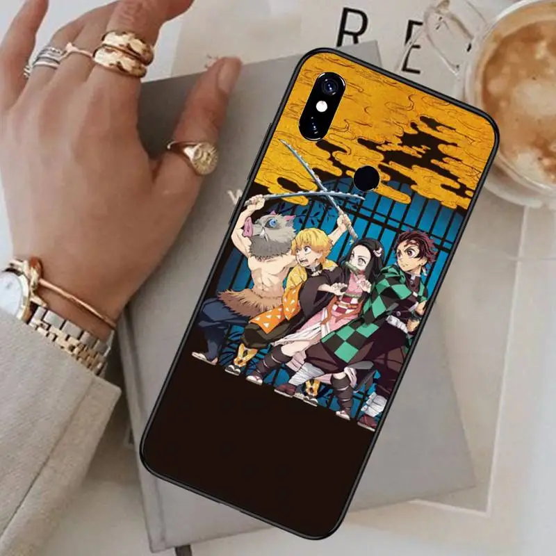 

Anime Demon Slayer Kimetsu no Yaiba Phone Case For Xiaomi Redmi 7 8 9t a3Pro 9se k20 mi8 max3 lite 9 note 9s 10 pro