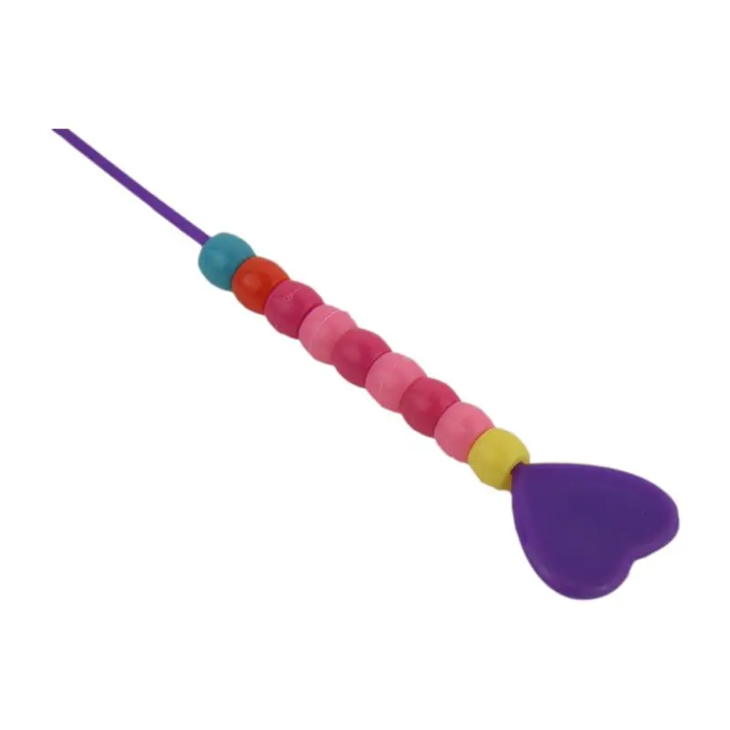 

Lady Colorful Plastic Beads Decor Hair Braid Ponytail Maker Styling Tool