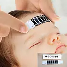 Высокоточный водонепроницаемый детский термометр для лба с ЖК-дисплеем, меняющий цвет, наклейка для измерения температуры тела, автоматический звуковой сигнал