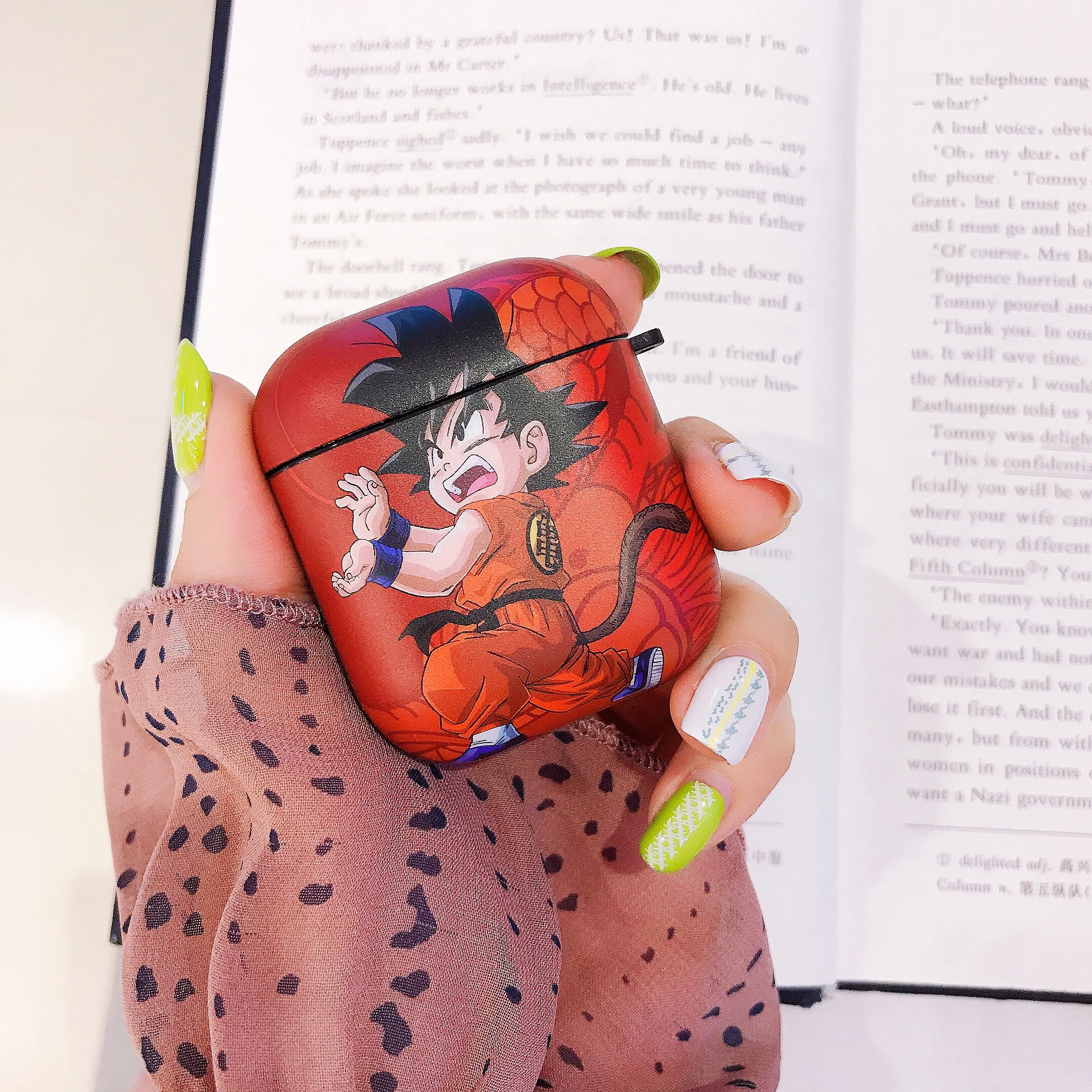 Dragon Ball Sun Wukong перезаряжаемый комплект наушников для Apple Airpods 1 Bluetooth беспроводной