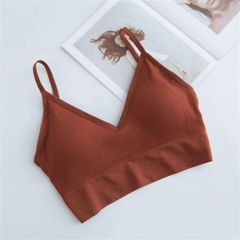 

ECTIC Sexy Camisole Crop Top 2021 Summer Clothes For Women Harajuku Backless Women Clothing Solid Color Halter Tank Top White