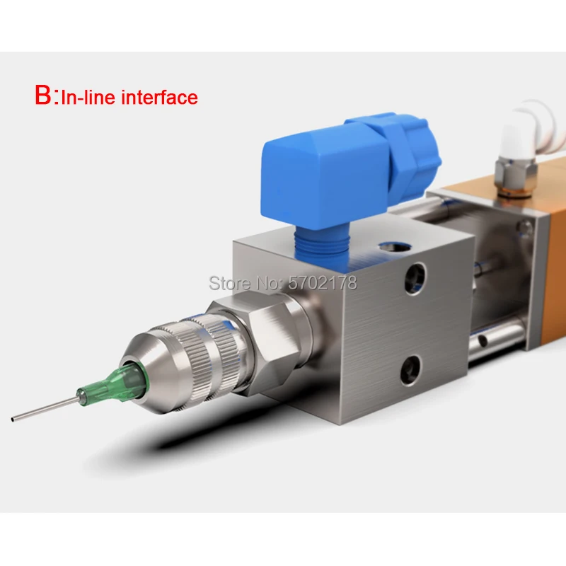 

Бесплатная доставка, пневматический Дозирующий клапан двойного действия (наконечник-уплотнение) с микрометрическим тюнером, Дозирующее сопло для клея