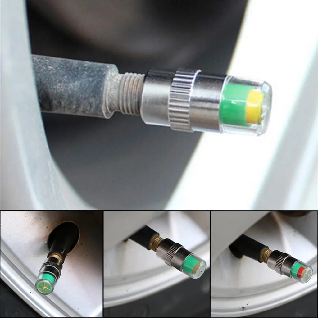 4 шт. 36PSI автомобиля Автомобильный датчик контроля давления в шинах клапана