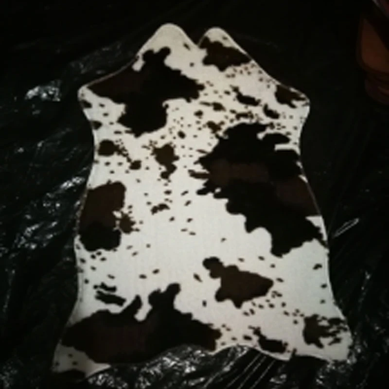 OIMG ковер из искусственной коровьей шкуры имитация кожи животного в форме ручная