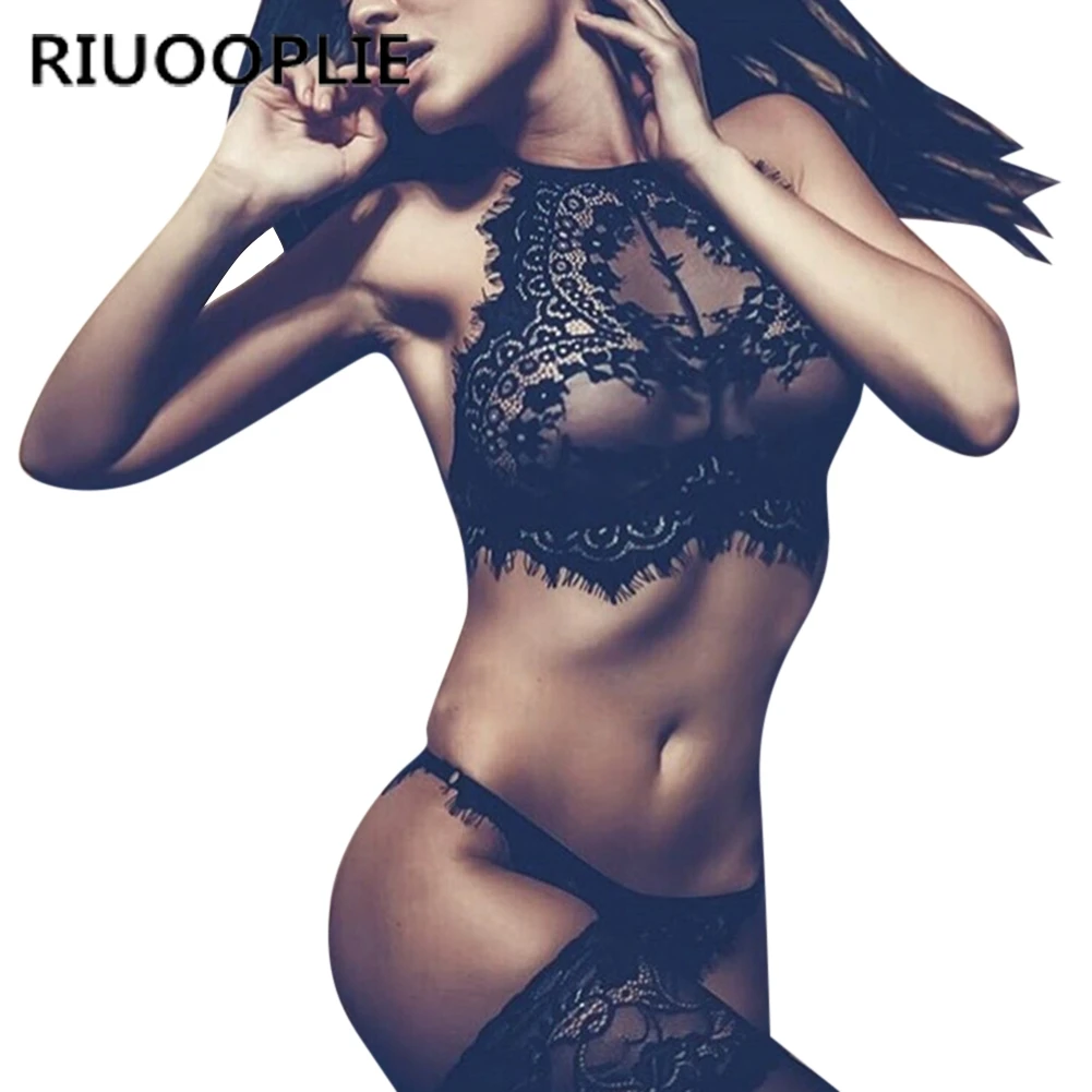 RIUOOPLIE модное женское сексуальное кружевное белье ночное стринги Babydoll комплекты