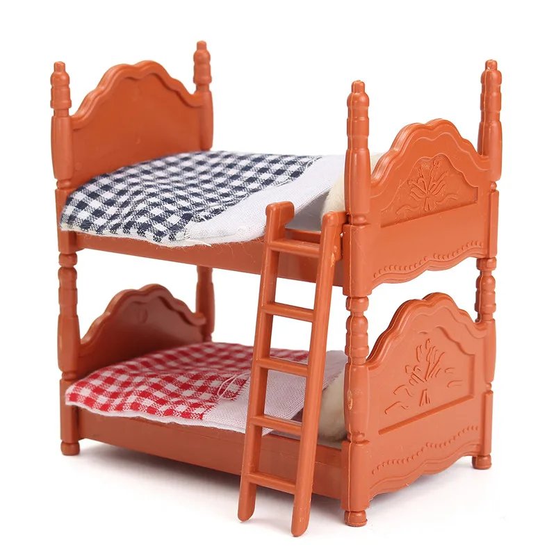 DIY Миниатюрный Кукольный домик аксессуары для кровати наборы миниатюр мебель