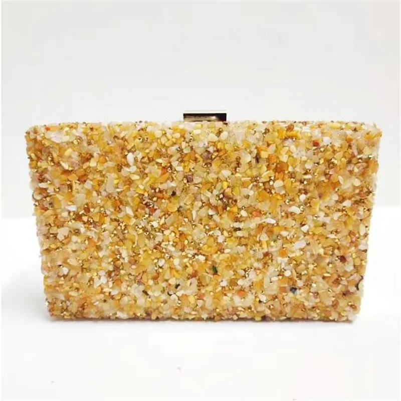 2023 New Women Diamond Clutch Bags Luxury Colorful Wedding Shoulder Bags Mini Wallets With Chain Drop Shipping