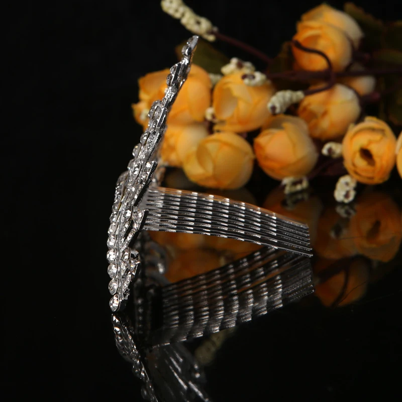 

Fascinating Bridal Rhinestones Party Hair Clip Comb Wedding Accessories Diamante