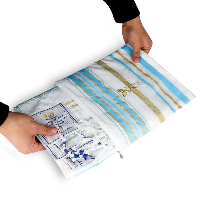 Funklouz Messianic еврейский Tallit Talit молитвенный платок шарф и сумка