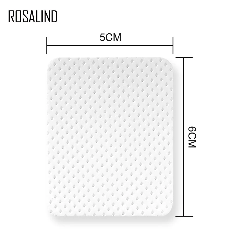 Безворсовые салфетки ROSALIND для ногтей 180 шт./лот гель-лака и средства удаления