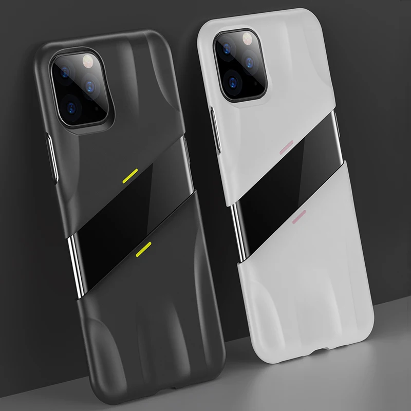 Baseus для iPhone 11 Чехол Жесткий PC противоударный чехол с поддержкой беспроводной зарядки для iPhone 11 Pro Max 5,8 дюймов 6,1 дюймов 6,8 дюймов