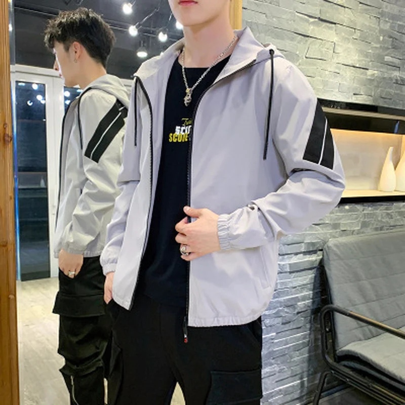 Men's Hooded Jackets Patchwork vintage Block Pullover bomber Jacket Tracksuit Coat big size Men Hip Hop Streetwear windbreaker | Мужская