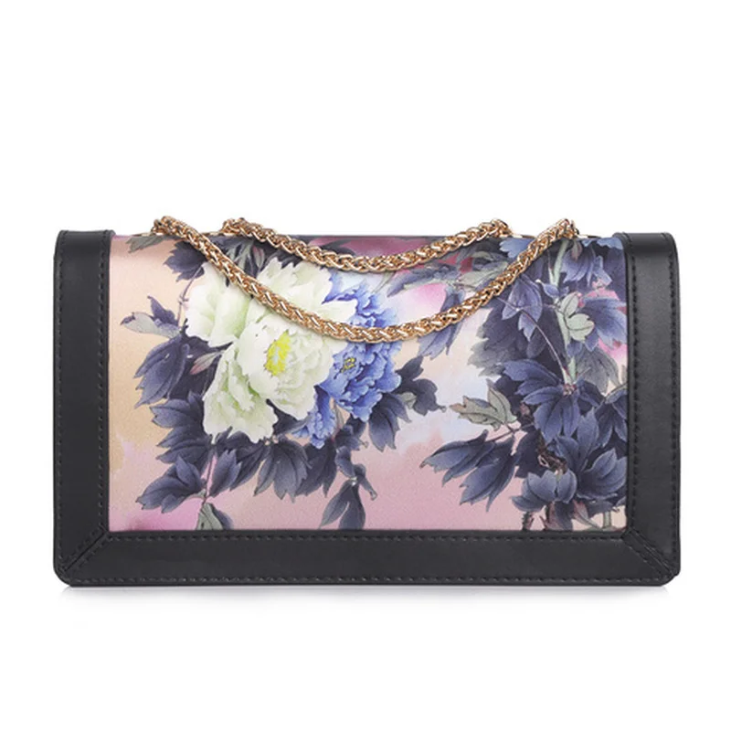 

Belvah Sac Luxe Femme Chains Cartoon Printing Crossbody Bag Women Shopping Travel Party Satchel Lady Fashion Casual Classic Bags