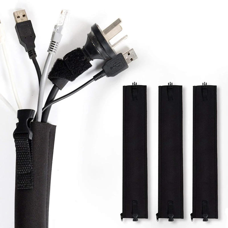 Рукав для управления кабелем неопреновый Кабельный органайзер избегайте