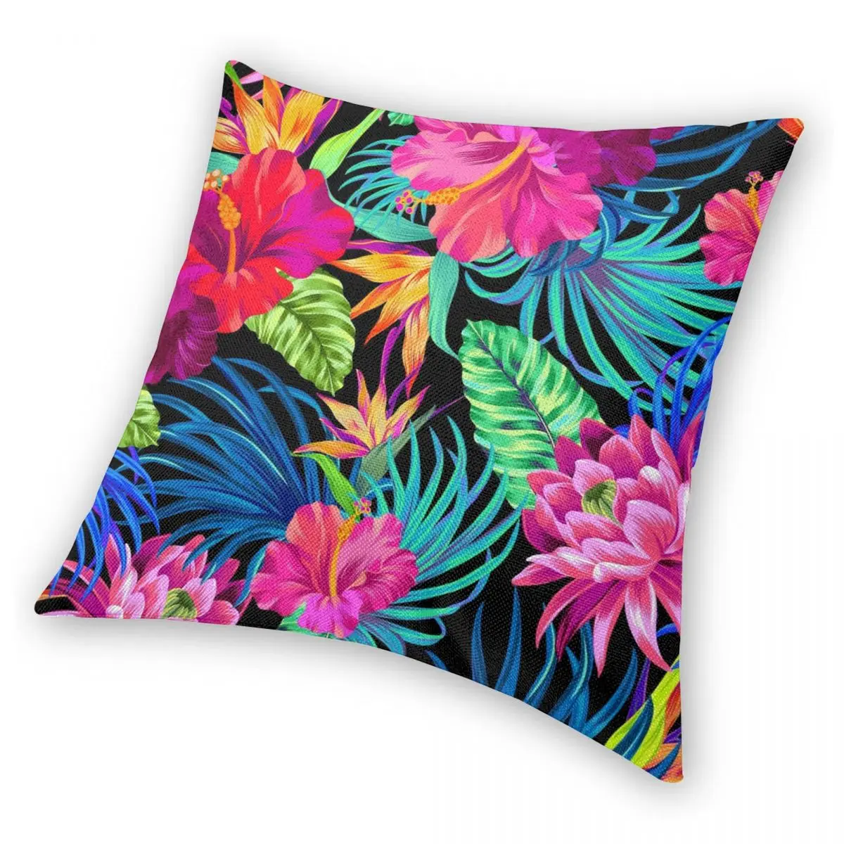 Квадратная подушка с рисунком вождения вы сумасшедший Гибискус чехол для