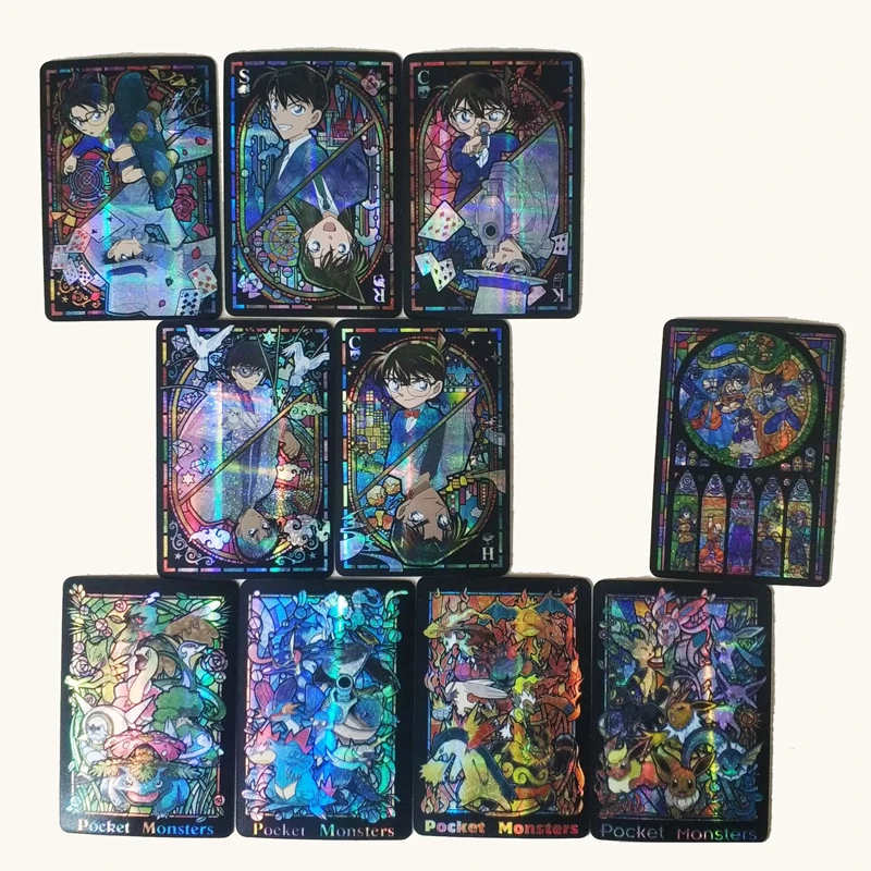 10 шт. анимация Покемон Драконий жемчуг детектива Конан Церковный Стиль Красочные