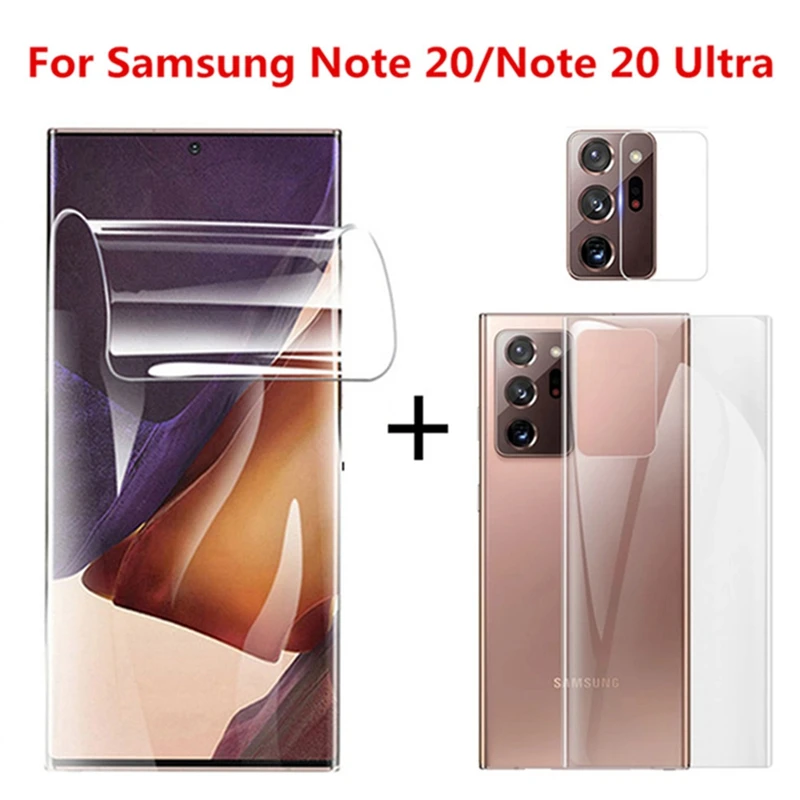 

Front Back Hydrogel Film For Samsung Galaxy Note 20 Ultra Screen Protector For Samsung Note20 note20 ultra S20 FE 5G film