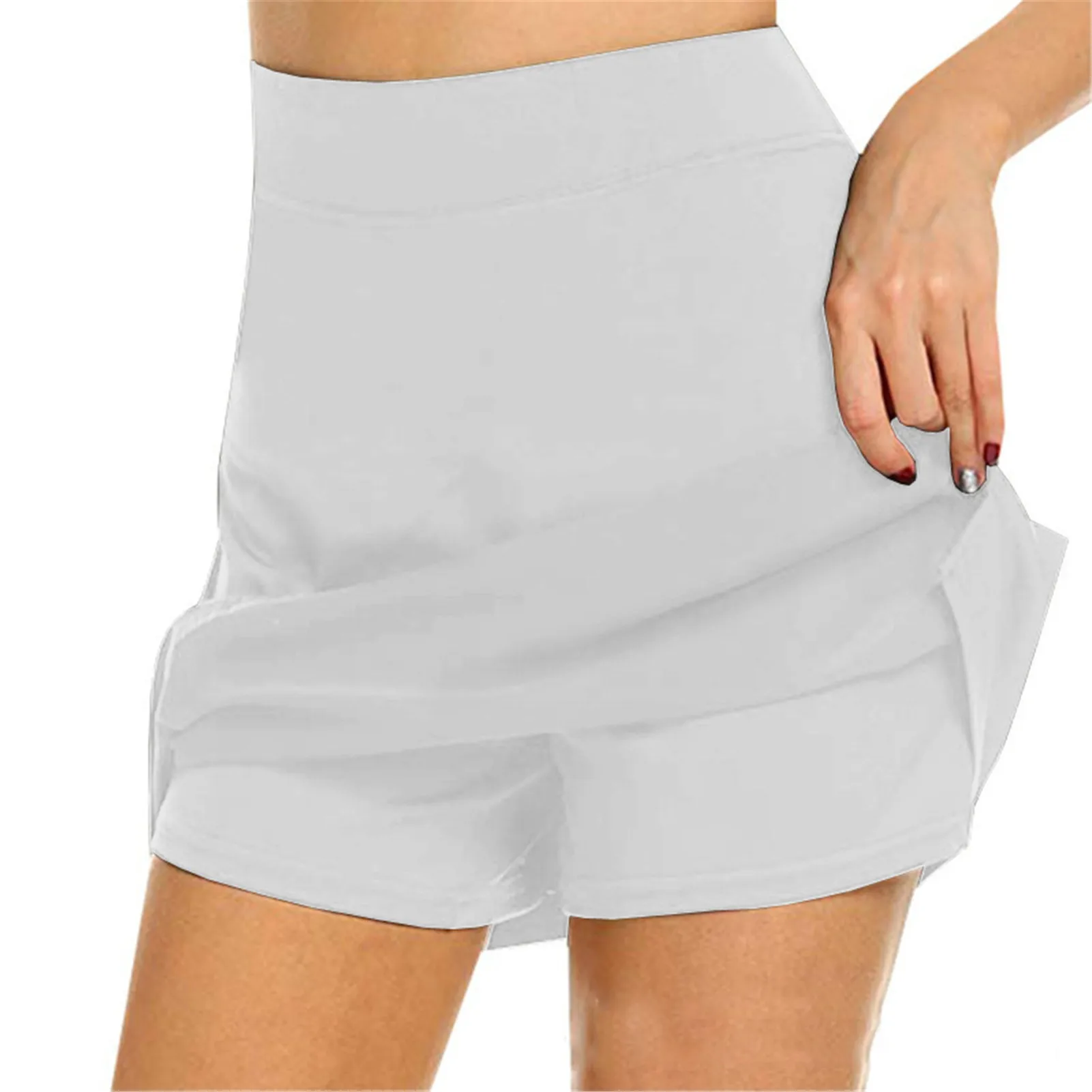 

Anti-Chafing Active Skorts Super Soft Comfortable Women's Athletic Lightweight Skirts With Shorts Pockets Running Tennis PR Sale