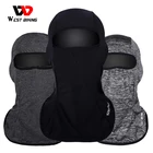 WEST BIKING дышащая тонкая велосипедная маска для лица, защитная Балаклава из вискозной ткани, анти-УФ, ветрозащитная велосипедная маска для горных велосипедов, велосипедная лицевая маска