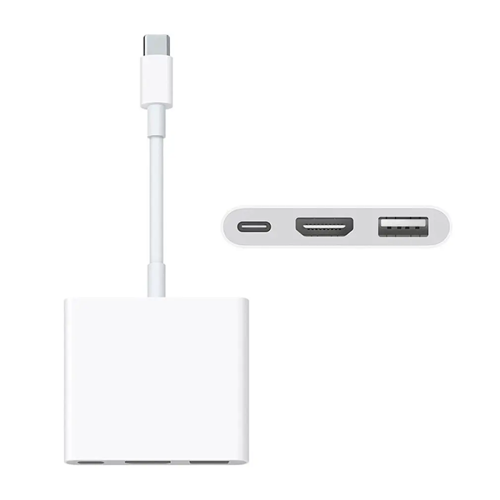 Для Apple USB C цифровой AV многопортовый адаптер цифровые аксессуары|Адаптеры AC/DC| |