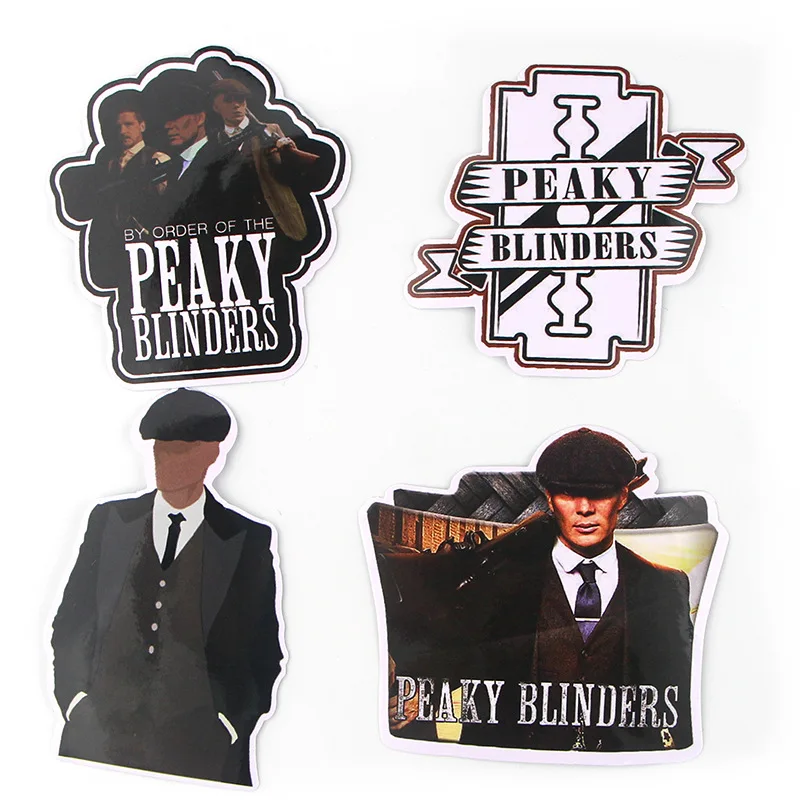 

18Pcs/set TV Show Peaky Blinders Stickers Cool Scrapbooking Stickers Refrigerator Luggage Laptop Stickers Decals