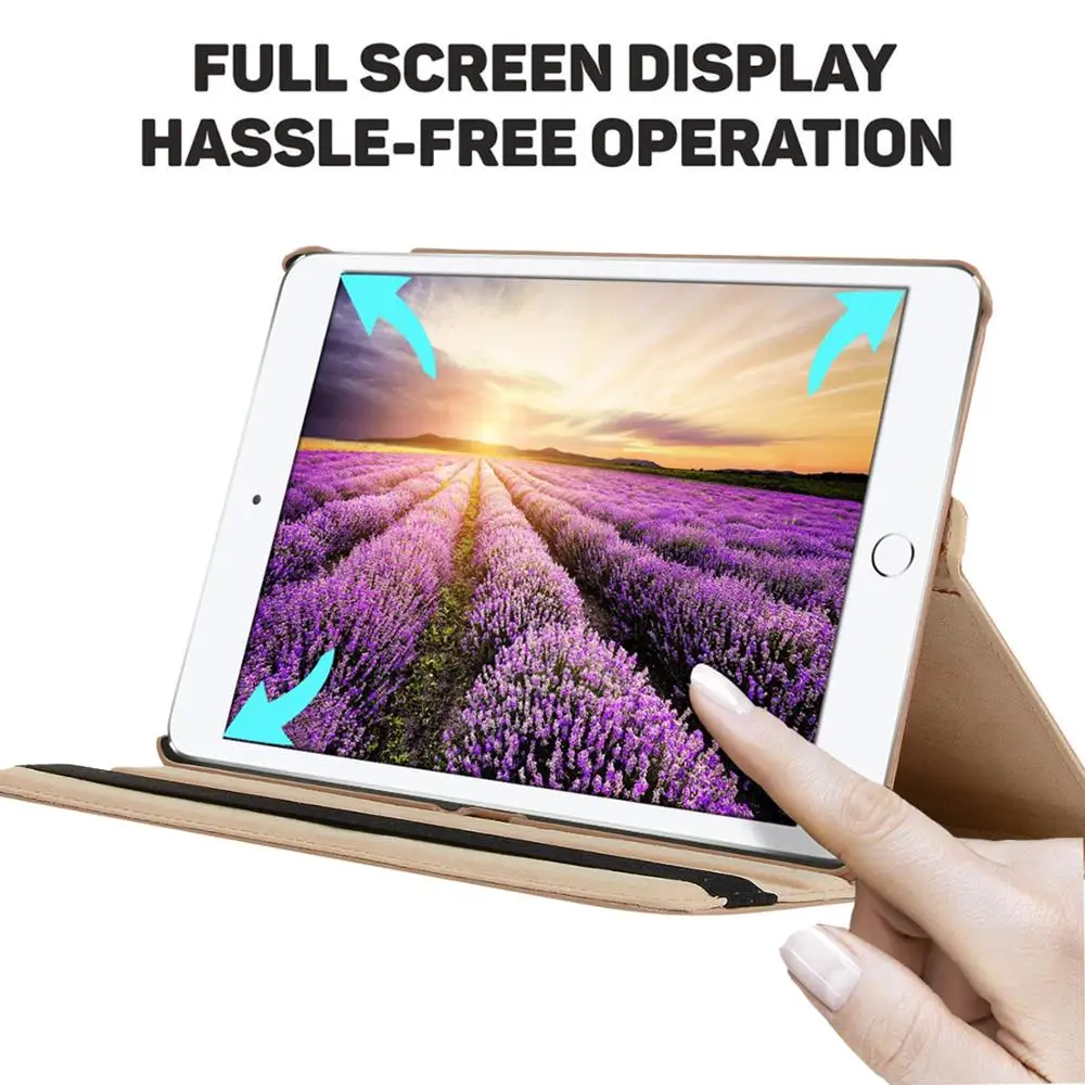 360 чехол вращающийся на градусов для нового iPad 7th Gen 10 2 &quot2019 pu кожаный Авто спящий
