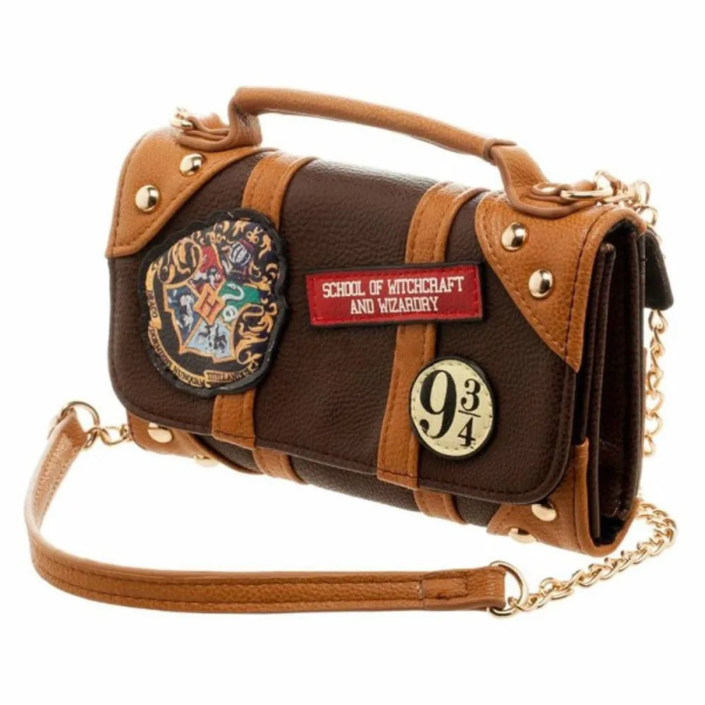 Кошелек из искусственной кожи маленькая квадратная сумка на цепочке для косплея