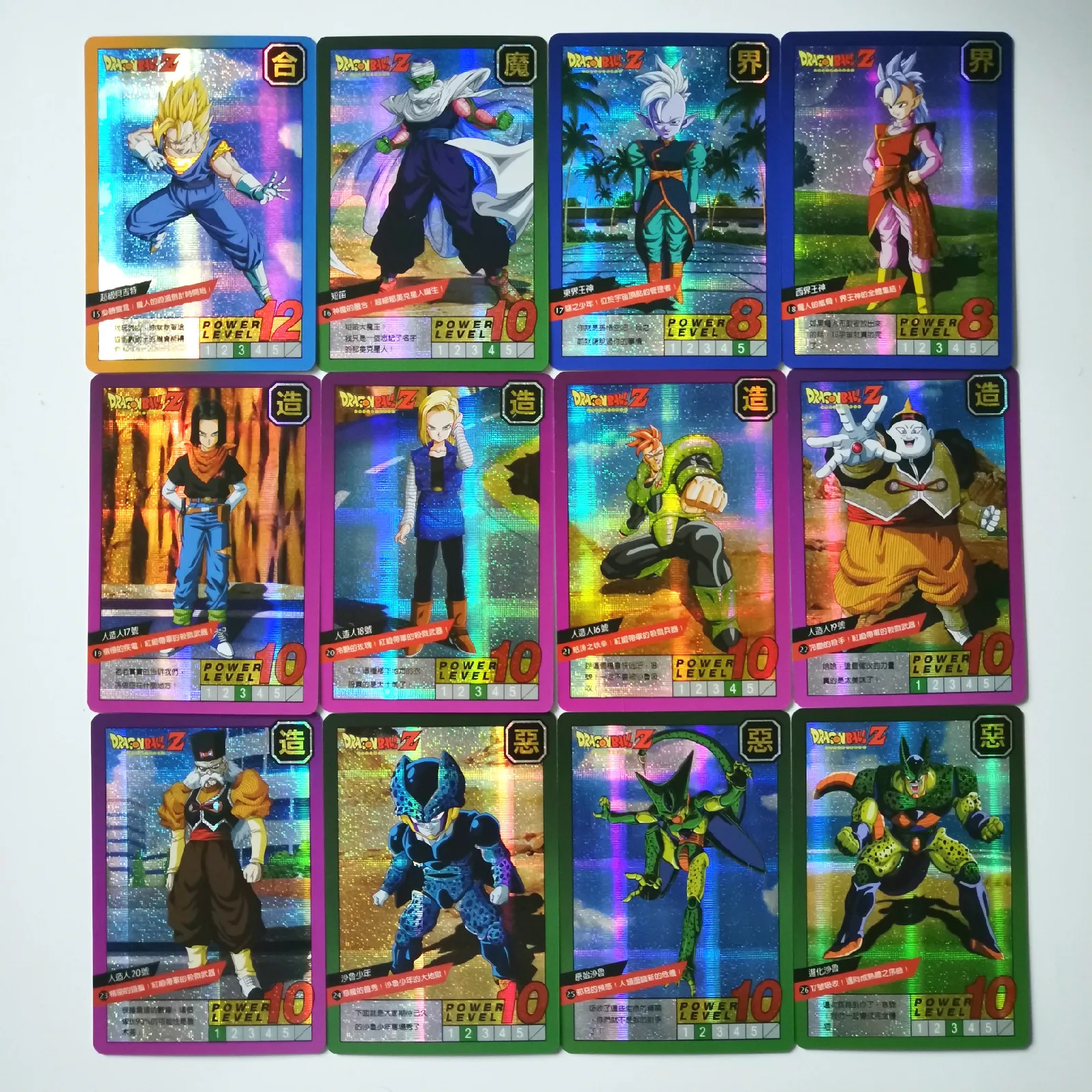 54 шт./компл. супер Dragon Ball Z JIA боевых героев карточной ультра инстинкт персонажи
