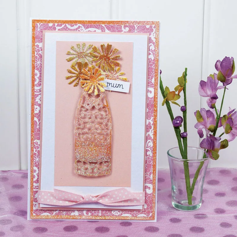 Вырубные штампы романтическая церковь пары Цветочная корзина смешанный