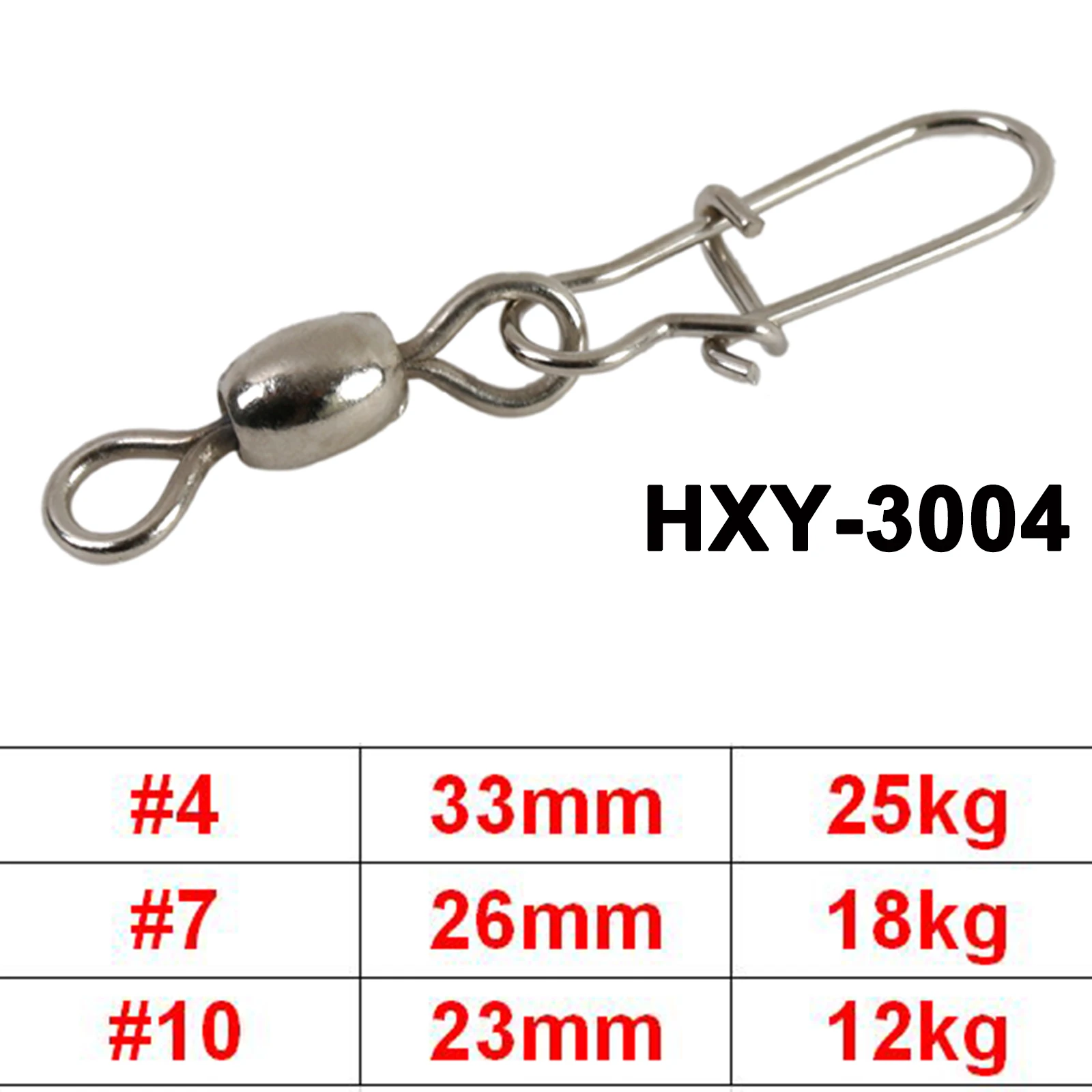 HXY-3004 50pc Maximumcatch 20 штук#1-6 шарикоподшипник поворотный с твердым кольцом рыболовный Поворотный разъем из нержавеющей стали инструменты - Цвет: HXY-3004 50pc
