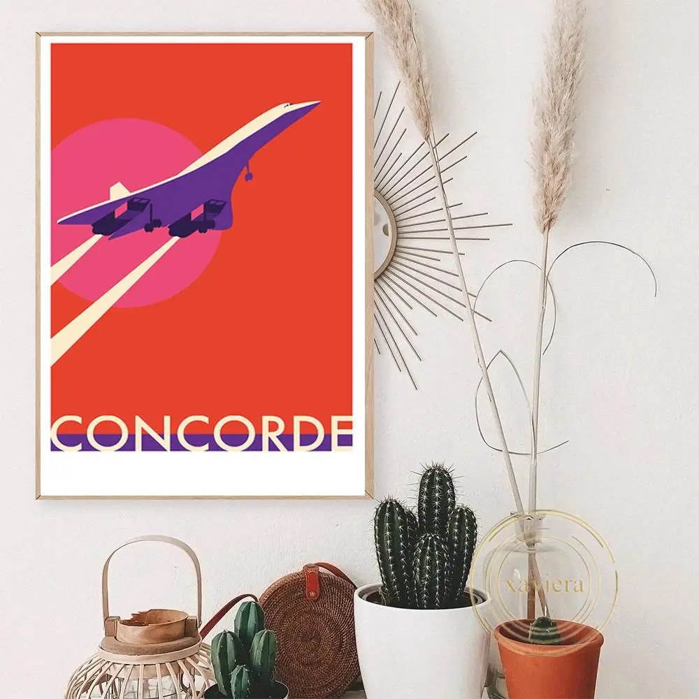 Ретро-дизайн летающий флаг Настенная картина в скандинавском стиле винтажная