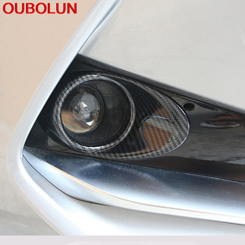 OUBOLUN для Kia Cerato k3 4 2019 передняя противотуманная фара рамка наклейка декоративная