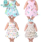 Одежда для кукол, подходит для игрушек 43 см, аксессуары для кукол, модное платье с бантом