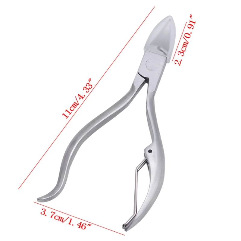 

Professional Stainless Steel Toe Nail Nipper Clipper Cutter Ingrown Pedicure
