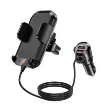 FM Transmitter Car MP3 Audio Player TF Music Receiver Wireless Wireless FM Modulator Car Kit HandsFree Phone Holder Dropshipping