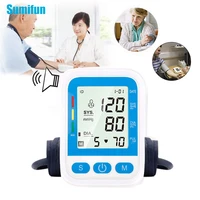 medical portable sphygmomanometer arm blood pressure monitor bp tonometer heart rate pulse home body health detector machine