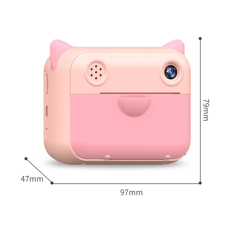 

Kid Instant Print Camera Child Photo Camera Digital 2.4 inch Screen Children's Camera Toy For Birthday Christmas Gift