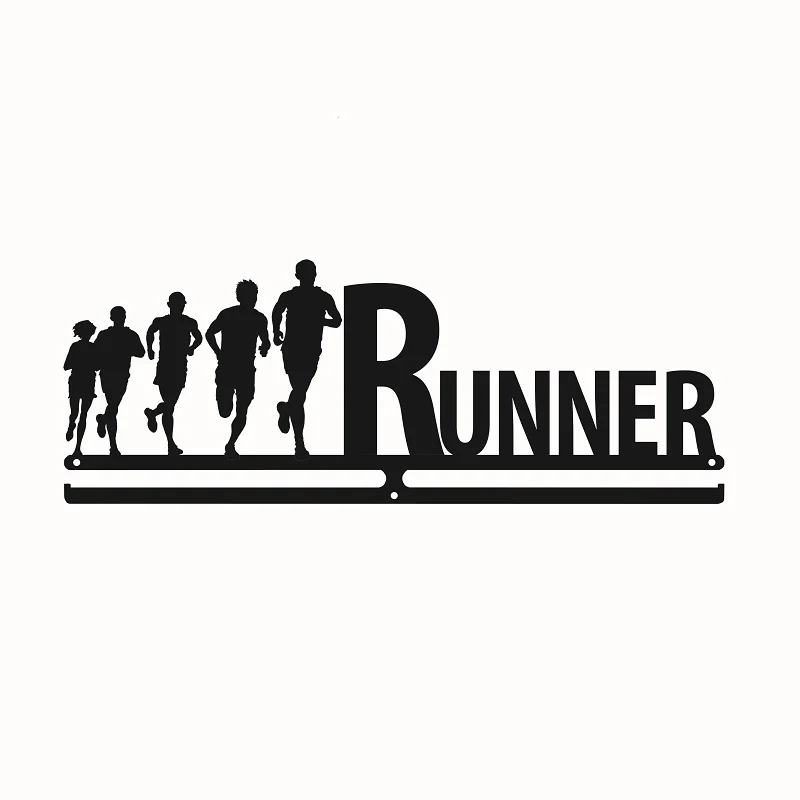 One bar RUNNER вешалка для спортивных медалей - Цвет: One bar