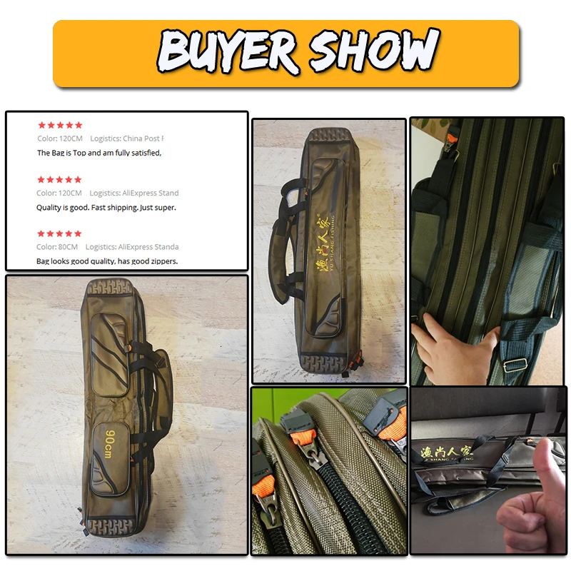 Портативные водонепроницаемые сумки для удочек Многофункциональные 3 слоя