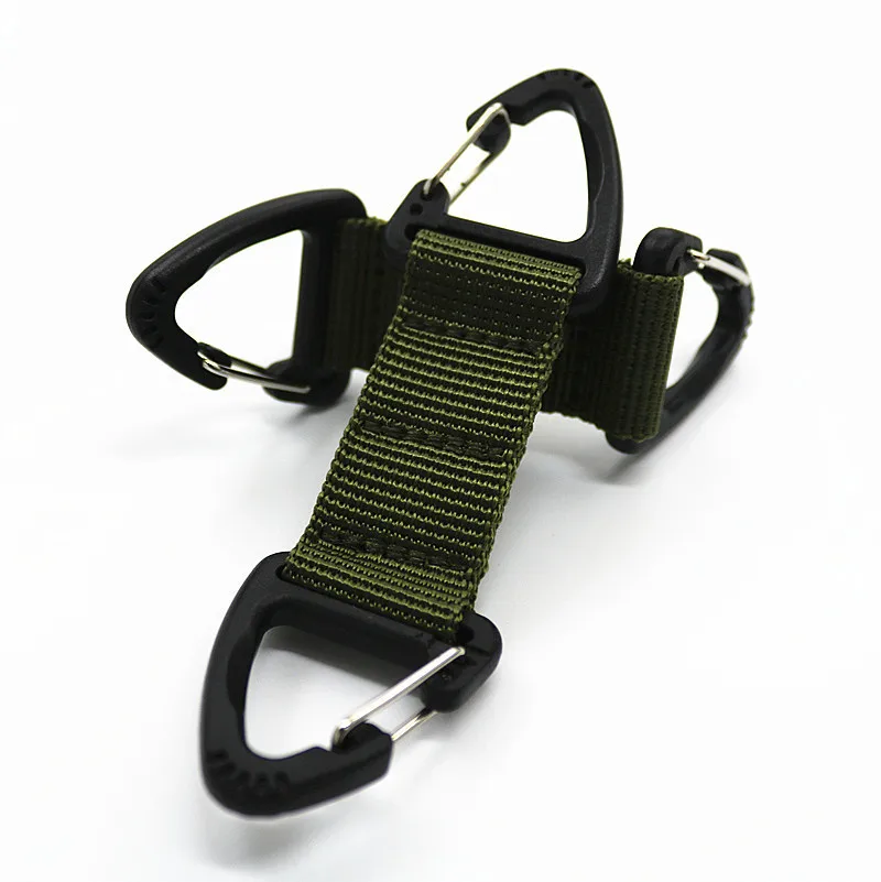 Уличный Зажим для ремня карабин скалолазания пряжка тактического рюкзака сумки