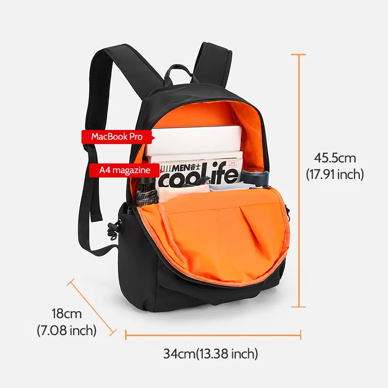 Мужской многофункциональный рюкзак LAORENTOU водонепроницаемый дорожный из ткани