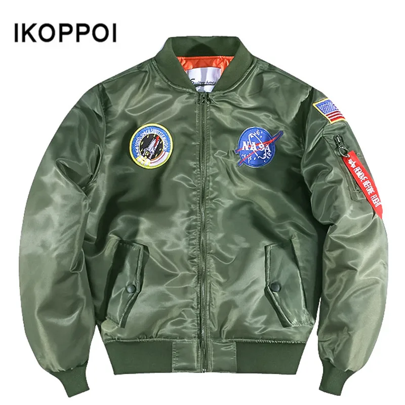 Trendy Brand Spring and Autumn Flight Jacket Casual Baseball Uniform Men's Thin Loose plus Size Short winter jacket men