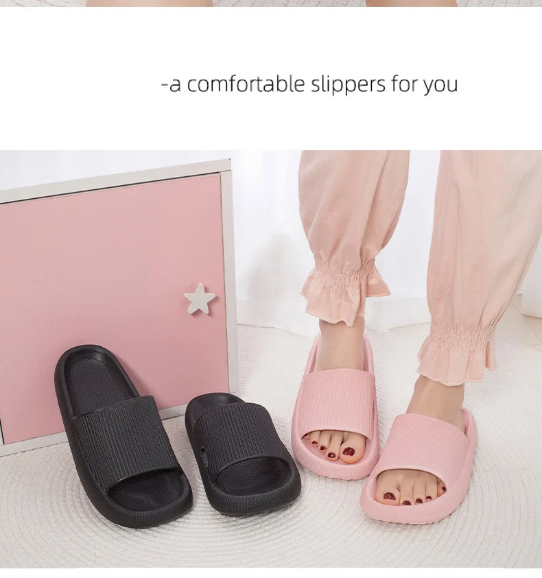

Summer Designer Soft Rubber Slippers Men Women Beach Sleepers Room Bedroom Slides Indoor Home House Slide Slipper Sliders Shoes
