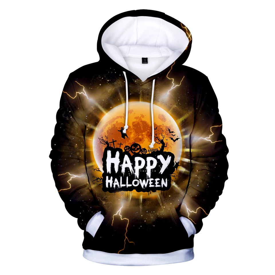 

2019 NEW Halloween 3D Hoodies Men/women Fashion Harajuku Streetwear High Quality Sweatshirts 3D Print Halloween Men's Hoodies